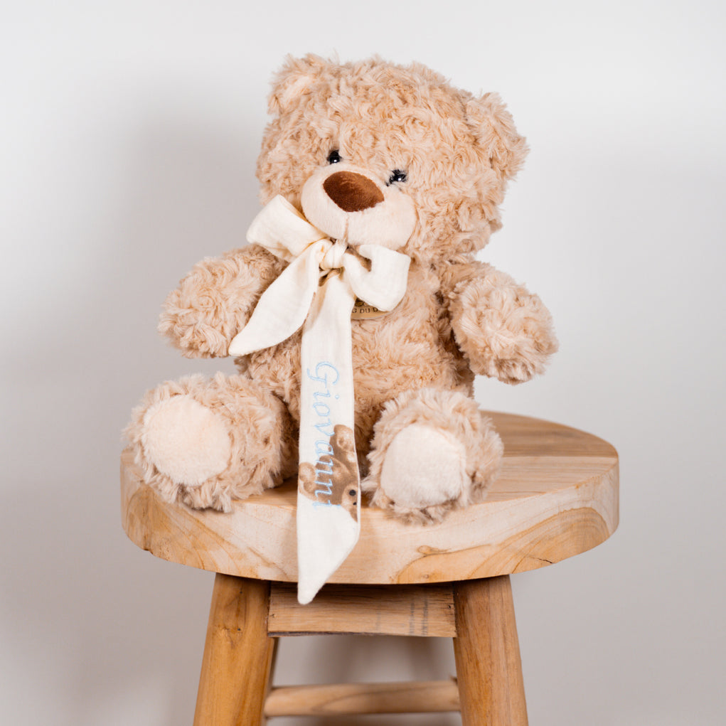 TEDDY BEAR PELUCHE CON COCCARDA RICAMATA