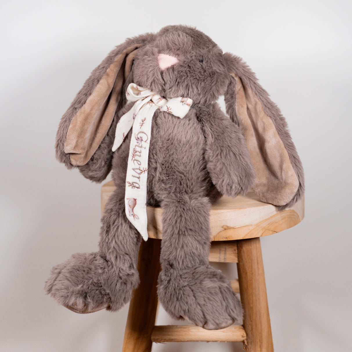 BUNNY PELUCHE CON COCCARDA RICAMATA