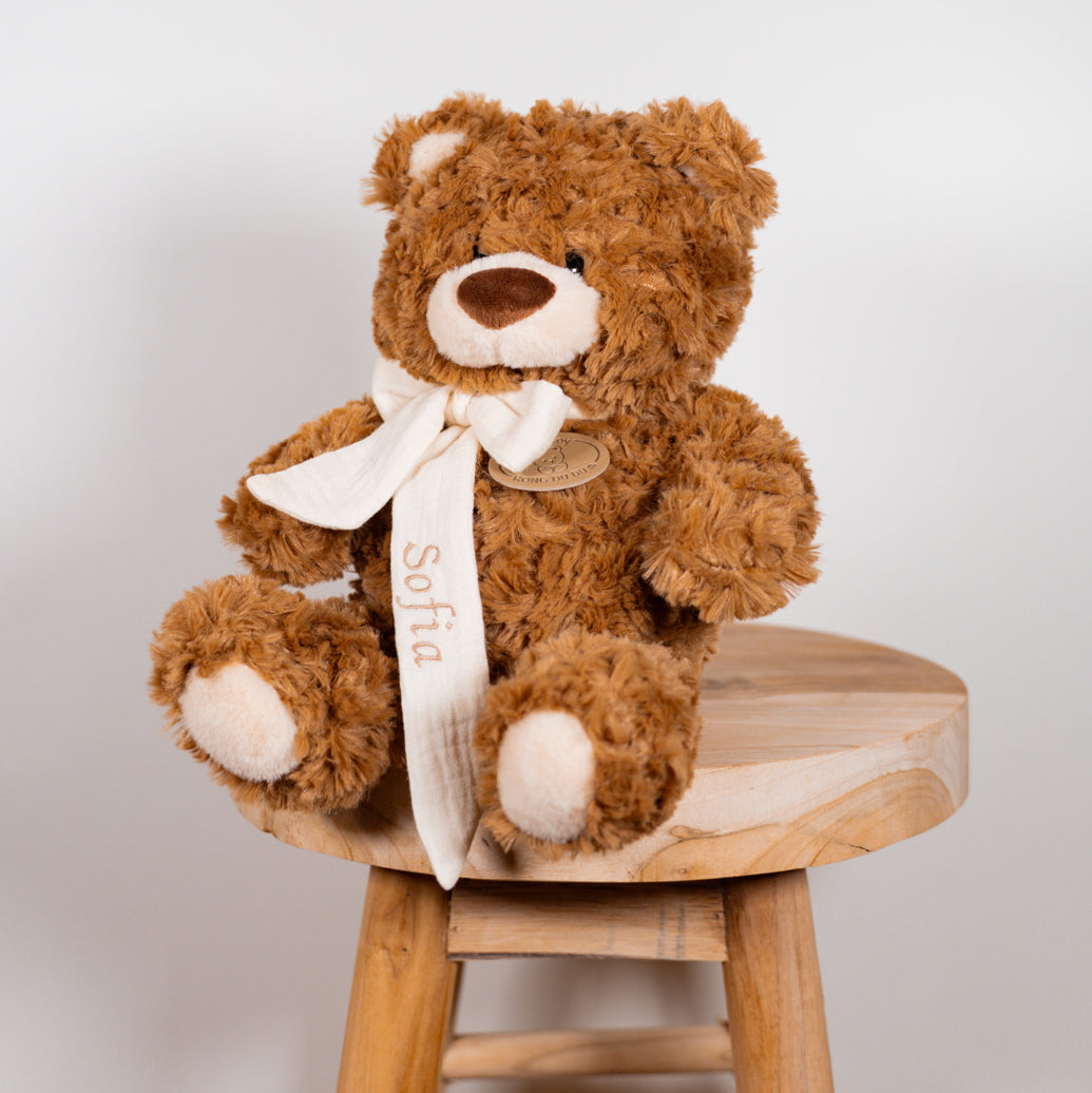 TEDDY BEAR PELUCHE CON COCCARDA RICAMATA
