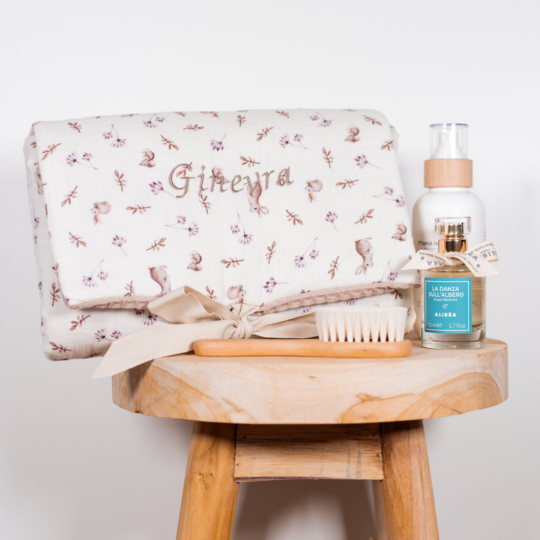 SET ACCAPPATOIO+FASCIATOIO BEIGE