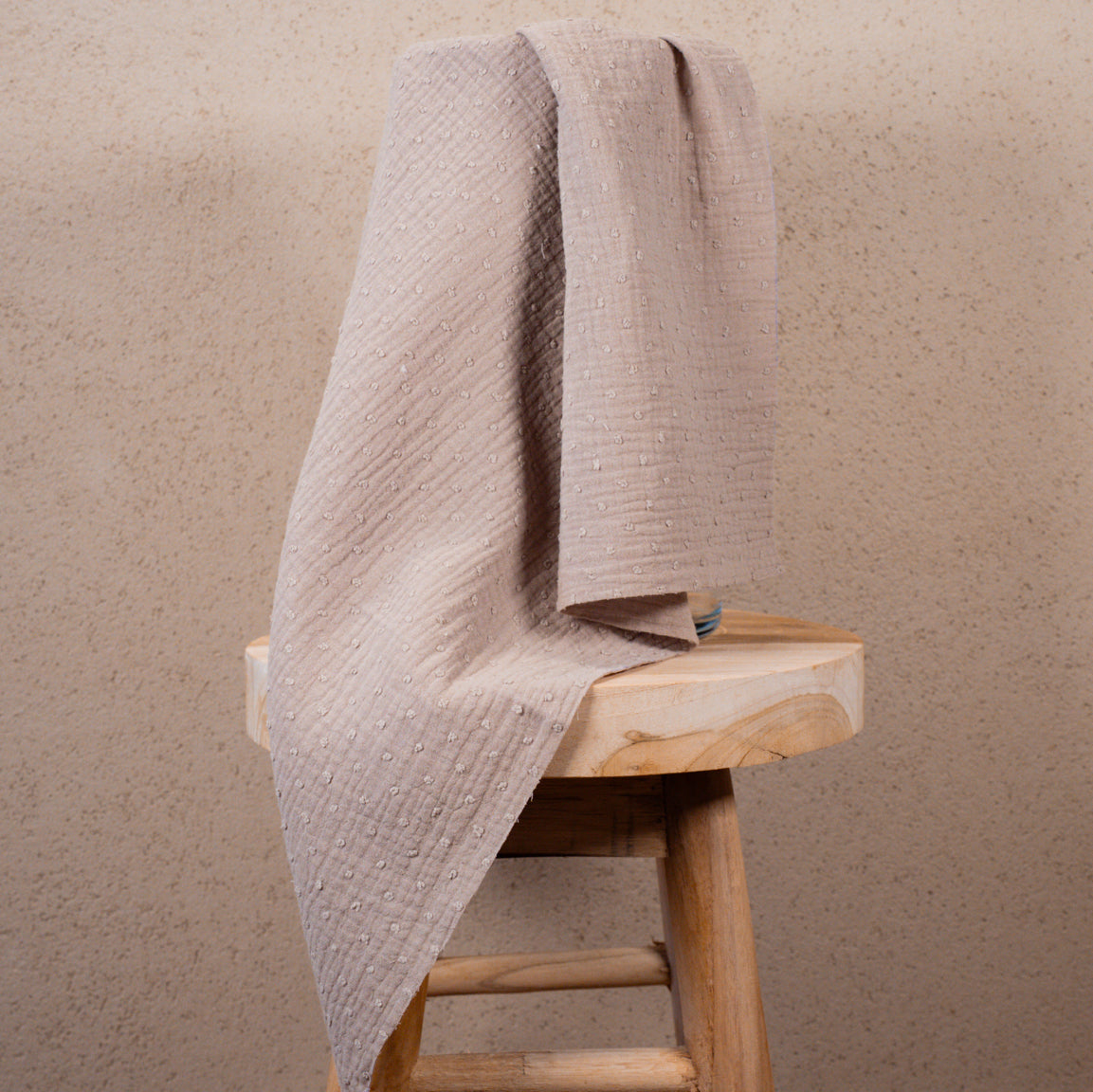 COPERTA CON PILE BEIGE